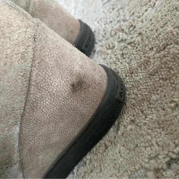 Aquatalia Claire Wedge Suede Leather Ankle Booties Waterproof Made in Italy: 9 - Picture 8 of 13